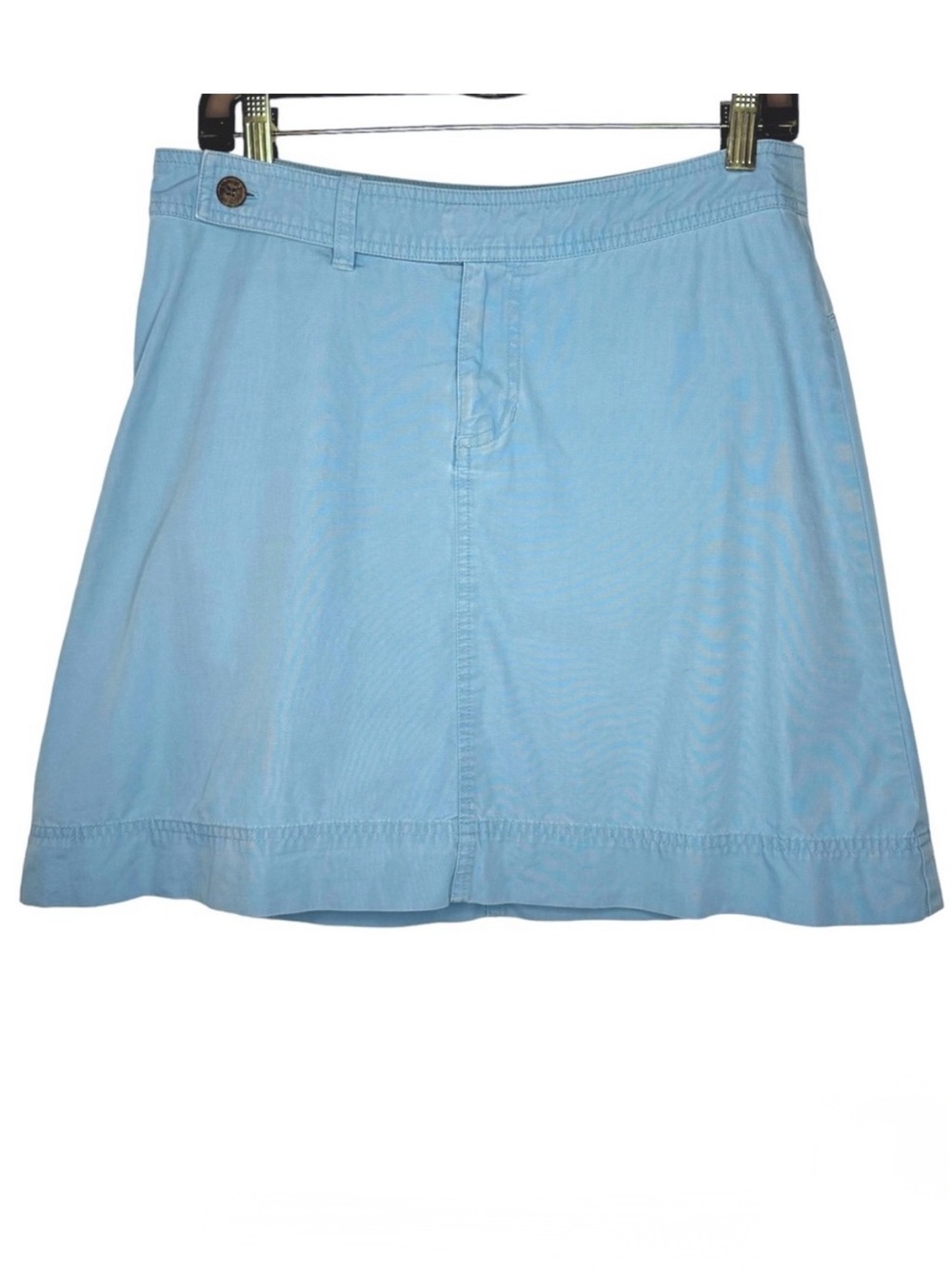 Patagonia 100% Cotton Water Girl Light Blue Skirt, Swim Skirt, Cover Up